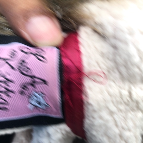 La Kitty Plaid Wool Blend Faux Fur Hoodie Jacket - Picture 12 of 13